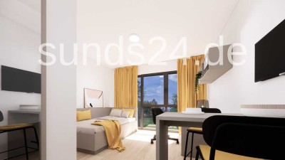 FOUR Marburg - Studio - Modernes Apartment mit Stil und Weitblick