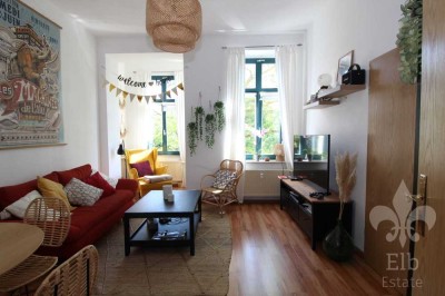 Wohnen in der Goethestraße/Stadtfeld-Ost - niedliche 3 Raum Wohnung mit Tageslichtbad & Abstellraum
