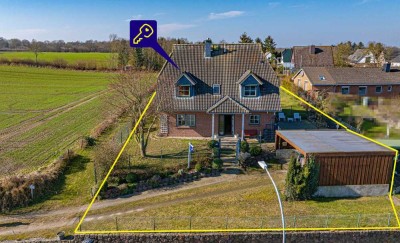 Großzügig Wohnen in Feldrandlage - Einfamilienhaus mit Weitblick in Gadendorf