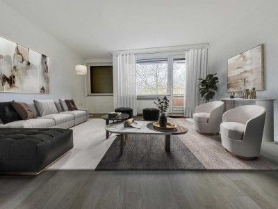 Frisch renovierte 3-Zi.-Whg., EBK, Balkon, Loggia, DG-Raum in zentraler Lage Bremen-Walle