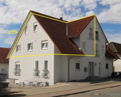 Große 5-Zimmer-Maisonettewohnung in Hagenbüchach