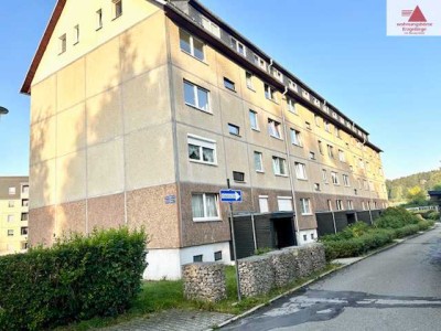 3-Raum-Wohnung mit Balkon in ruhiger Waldrandlage von Geyer!