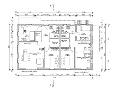 Exklusive, neuwertige 3-Zimmer-Dachgeschosswohnung mit geh. Innenausstattung mit Balkon in Amerang