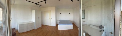 WG-Neugründung: Wohnen in der Skyline von Durlach - WG Zimmer mit Stadtblick im 14.OG