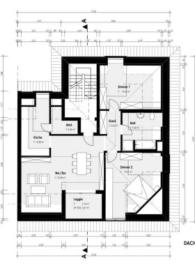 Penthouse-Traum in Würzburg: Dachgeschosswohnung mit Loggia