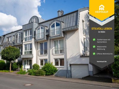 Stilvoll leben, stadtnah genießen: Lichtdurchflutete 4-Zimmer-Maisonette mit Südterrasse & Garage