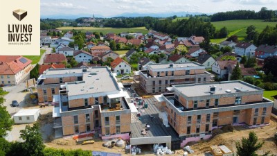 Landliebe in Fischlham | Stilvolle 2-Zimmer-Wohnung mit überdachtem Balkon im 1. OG – Mietwohnungen | Top 10
