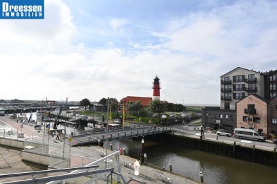 Büsum/Hafen: Neubaueigentumswohnung Nr. 8 mit 3 Zimmern und Balkon mit Blick auf den Museumshafen