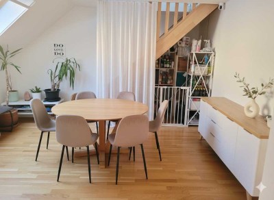 Großzügiges Wohnen in Maisonette mit Dachstudio im Herzen von Mühlheim