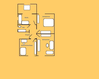 Attraktive 3 Zimmerwohnung Almenhof