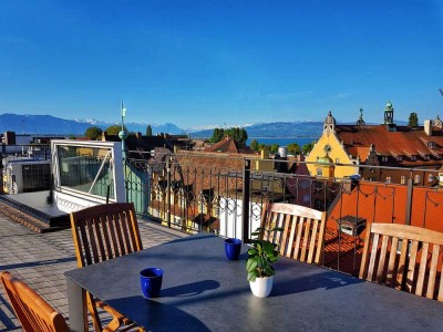 Traumhafte Maisonettewohnung mit imposanter Dachterrasse sowie 360° See- & Bergblick im Herzen de...