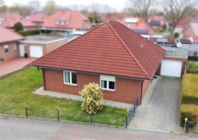 Bungalow mit attraktivem Grundriss
in beliebter Siedlungslage von Rhauderfehn