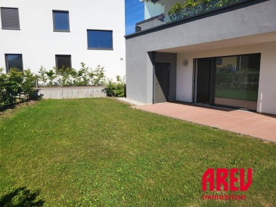 Sonnige 3-Zimmer-Neubauwohnung mit gemütlichen Eigengarten