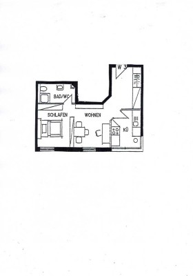 Moderne, sonnige 1,5 - Zimmer Wohnung