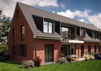 Hochwertige Drei-Zimmer-Neubauwohnung  mit Terrasse & Gartenanteil