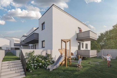 Neubauwohnung in Mistelbach - Erstbezug mit Balkon, Kühldecke/Klimaanlage &amp; Tiefgarage - PROVISIONSFREI