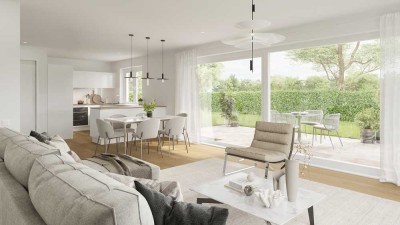 Reiheneckhaus mit 4 Schlafzimmern und Homeoffice in Toplage Großhadern-Blumenviertel (Haus 3)