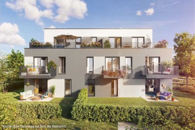 2,5-Zimmer-Wohnung mit Balkon und großzügigem Wohn-/Koch-/Essbereich
