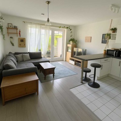 Tolle 2-Zimmer-Wohnung mit großer Terrasse und Tiefgarage in Untereschach