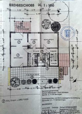 Ansprechende 4-Zimmer-Wohnung in Benningen am Neckar mit Südgarten und Terrasse