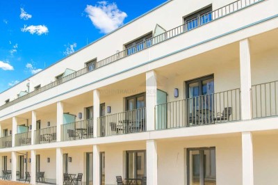 Barrierefreie 2-Raum-Whg. mit Südterrasse und Einbauküche am Pelzmühlenteich