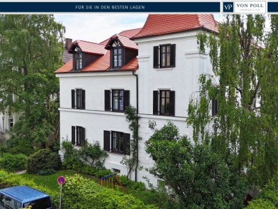 Großzügiger Altbauklassiker – Stilvolles Wohnen in Bestlage von Landshut inkl. Tiefgaragenstellplatz