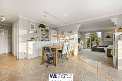 Wohnst Du noch oder chillst Du schon? Sonnige Maisonette mit Dachterrasse