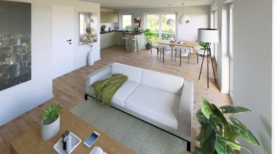 3-Zimmer Neubau Wohnung mit Garten in Aubing