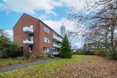 potentialreiche, gut geschnittene 4- Zimmer Wohnung in schöner Wohnlage in Urdenbach