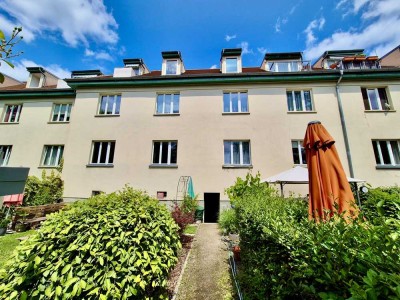 Vermietete 2-Zimmer-Wohnung mit Garten-Parzelle
