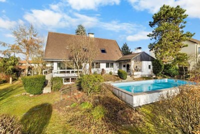 Gartenliebhaber aufgepasst: exklusives EFH mit einzigartigem Garten und Pool in Neusäß-Westheim