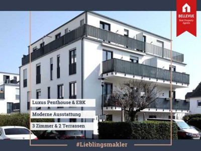 Luxus Penthouse || Kunst & Medienviertel || 3 Zimmer + EBK