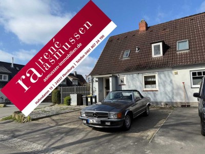 ASMUSSEN IMMOBILIEN - Reihenendhaus in absolut ruhiger Stadtlage