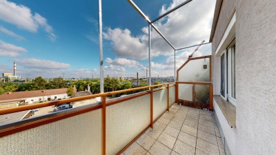Dachterrasse mit Fernblick | Direkt bei U+S-Bahn | Raumwunder