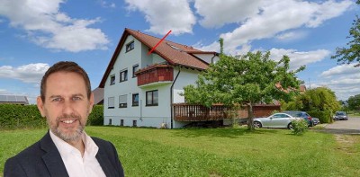 Gepflegte Maisonette-Wohnung zum Wohlfühlen mit toller Aussicht