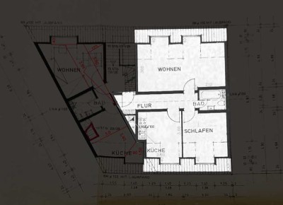 2,5-Zimmer Dachgeschoßwohnung mit begehbaren Dachboden - Erstbezug nach Sanierung