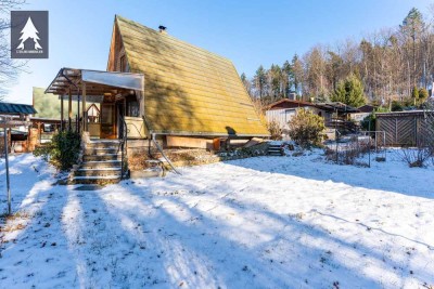 Finnhütten-Bungalow mit Charme im Selketal