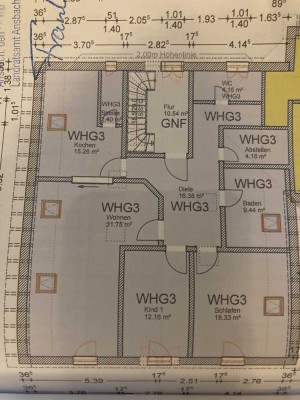 775 € - 100 m² - 3.0 Zi.