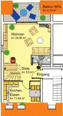 Ansprechende 3-Zimmer-Wohnung in Ingelheim-Wackernheim