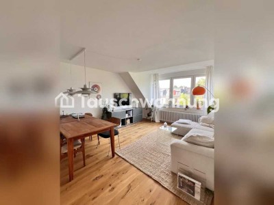 Tauschwohnung: 100QM Maisonette Wohnung mit großer Dachterrasse