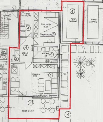 Bergblick inklusive: Großzügige EG-Wohnung mit Terrassen & Kamin in Top-Lage Füssen-Weidach