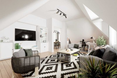 Großzügige 3-Zimmer Dachgeschosswohnung in Bonn-Bad Godesberg