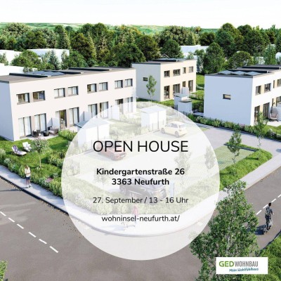 OPEN HOUSE 27.09.2024 von 13 - 16 Uhr - Schlüsselfertiges EIGENTUM – provisionsfrei &amp; energiesparend! – C1