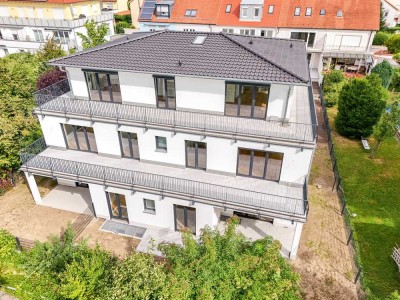 Sofort bezugsfreier Neubau: 3-Zimmer-Wohnung mit großem Balkon