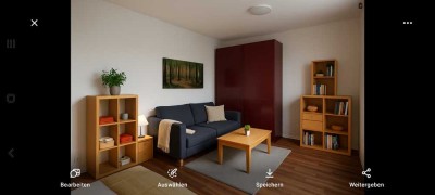 Möblierte 1-Zi Wohnung mit Balkon und EBK in Berlin Spandau