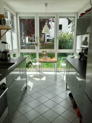 Helle 2-Raum-Wohnung in München-Allach mit Erweiterung im Souterrain