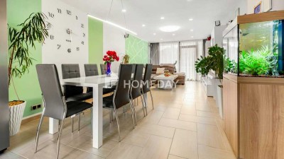 Modern renovierte 3-Zimmer-Wohnung mit zwei Loggien, Aufzug, Schwimmbad und Sauna