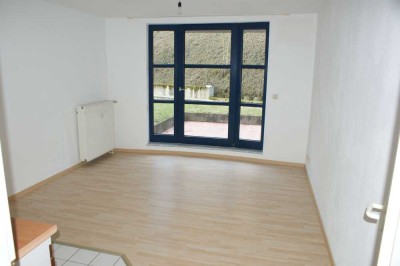 Ruhiges 1-Zimmer-Appartement mit Terrasse, neuer Pantryküche und TG-Platz