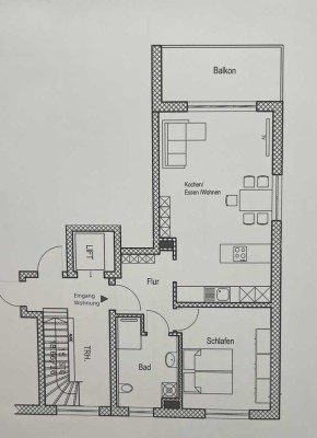 Zentral gelegene Wohnung gut geschnitten Erstbezug