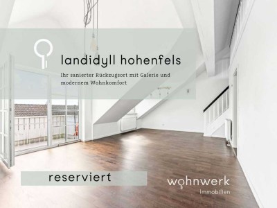 RESERVIERT: Landidyll Hohenfels – Ihr sanierter Rückzugsort mit Galerie und modernem Wohnkomfort